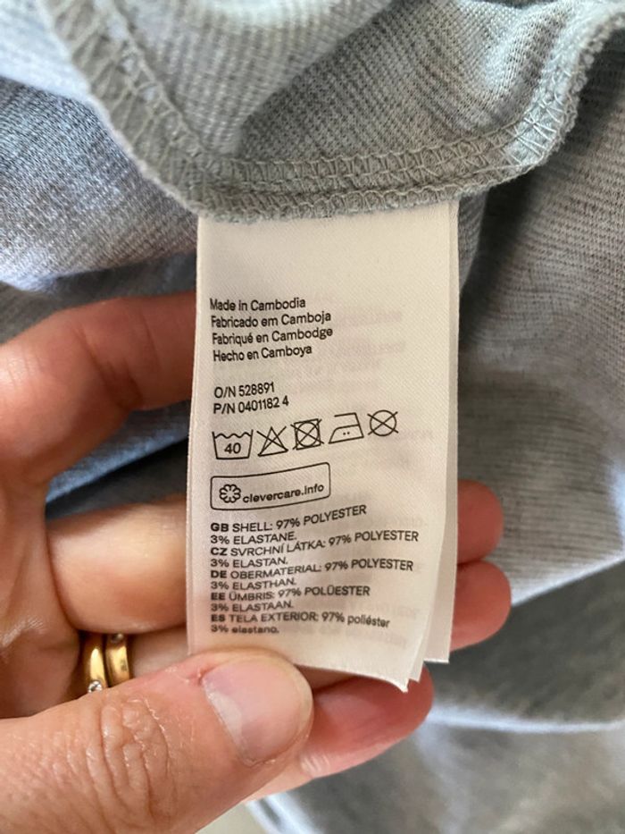 Robe H&M trapèze grise taille 36/38 - photo numéro 9
