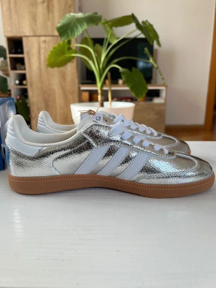 Adidas Orginals Samba silverArgenté Taille 38.5 - photo numéro 3