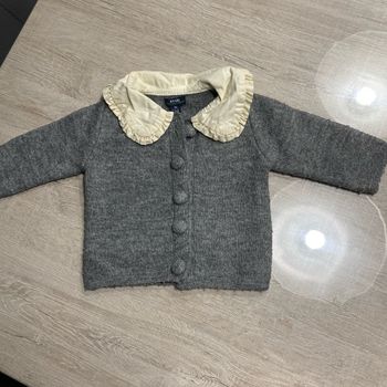 Gilet laine - 1 mois