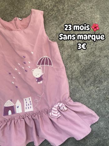 Robe 🌺 23 mois 🌺 Sans marque