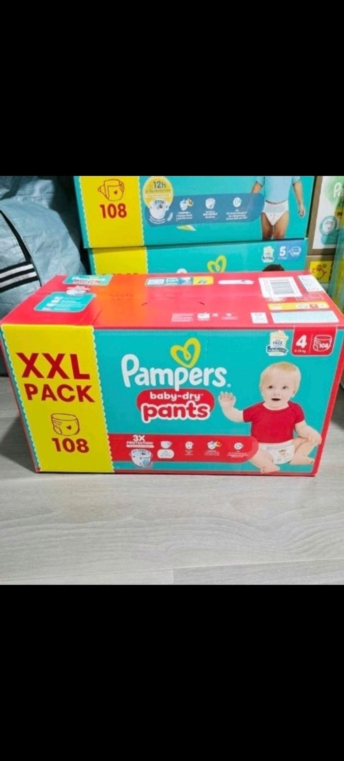 216 couches pampers baby dry T4 - photo numéro 2