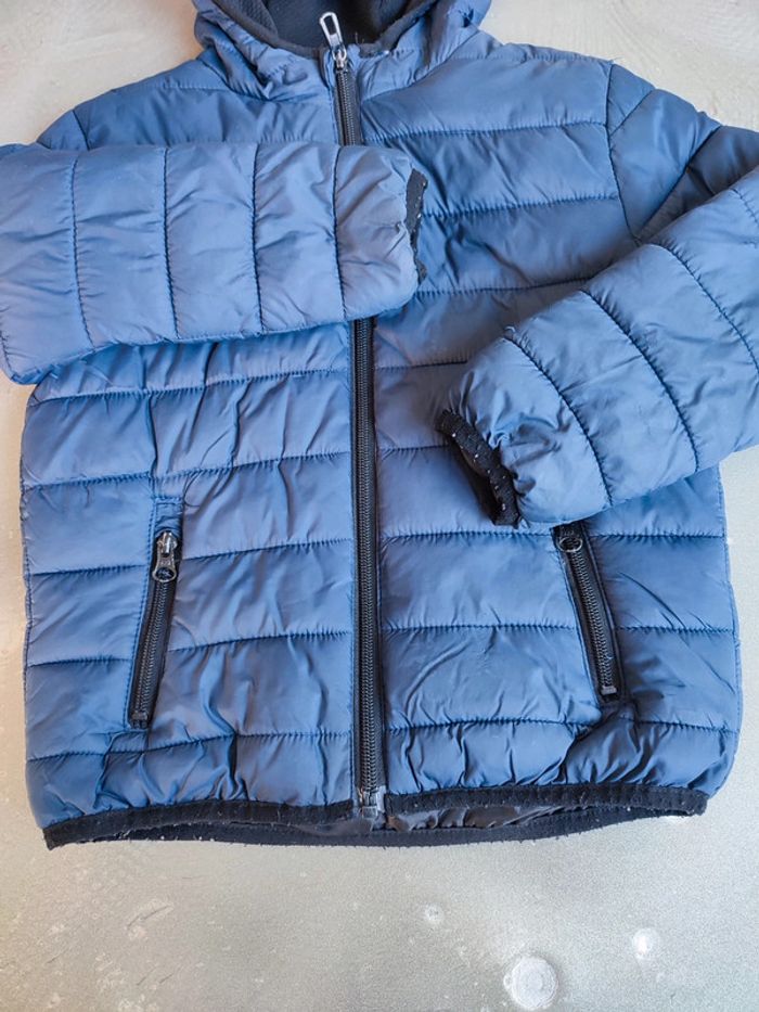 Doudoune bleu marine garçon 5/6ans - photo numéro 3