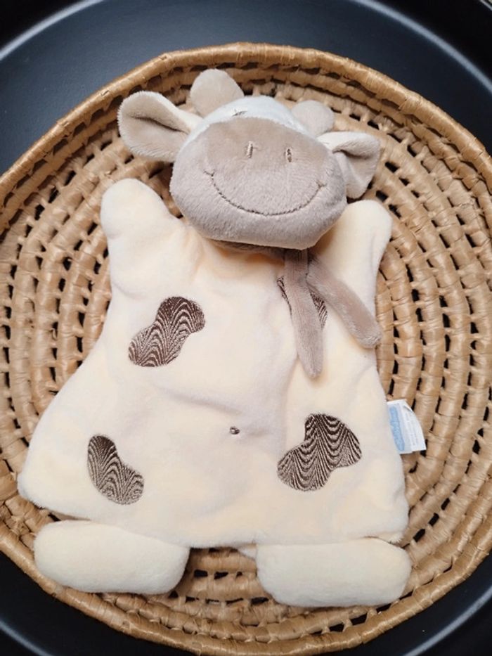 Doudou marionnette vache Bellodoux - photo numéro 2