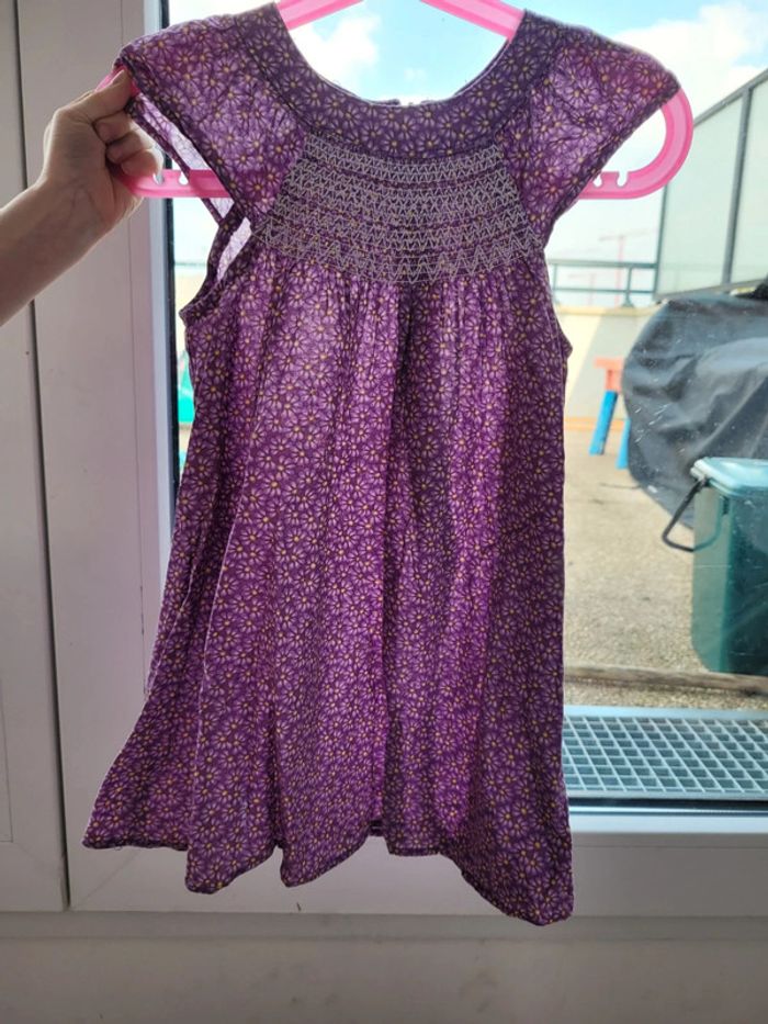 Robe légère à manches courtes