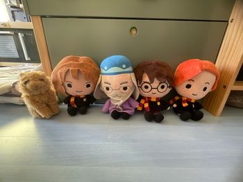 Lot 5 peluches Harry Pottee