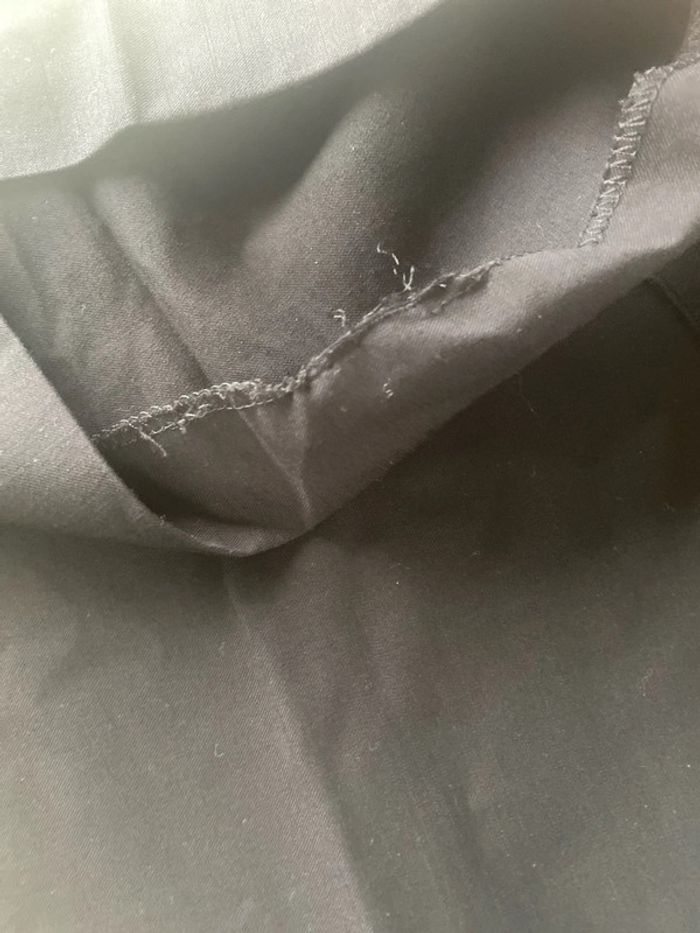 Pantalon noir morgan ceinture noeud - photo numéro 6