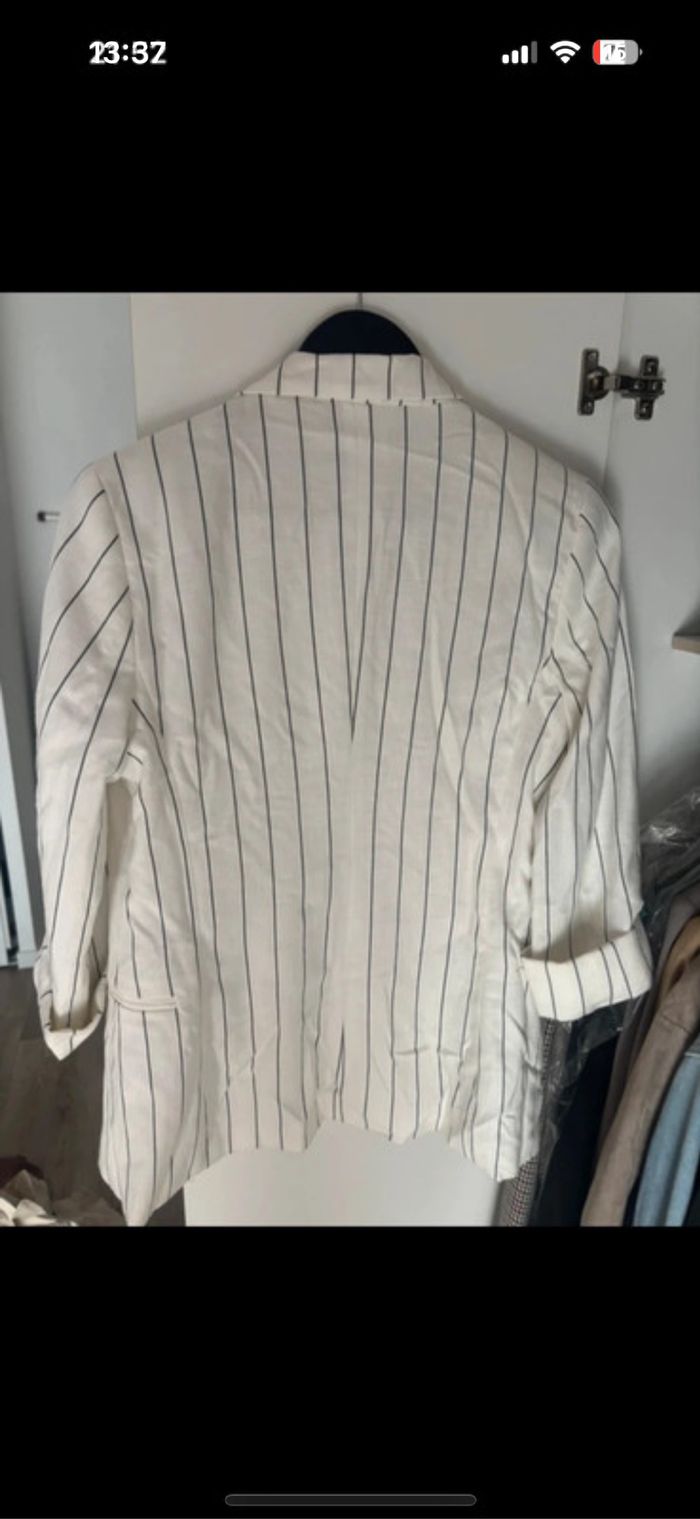 Blazer à rayure bershka - photo numéro 4