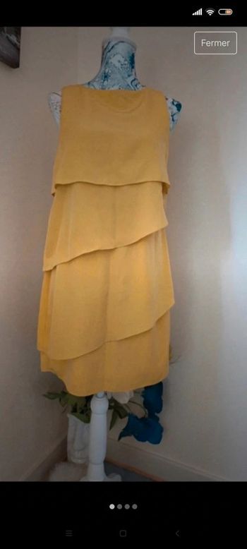 Robe d été Zara t 38 jaune