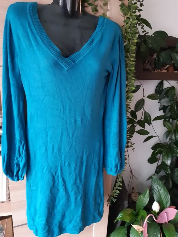 Robe pull manche longue
