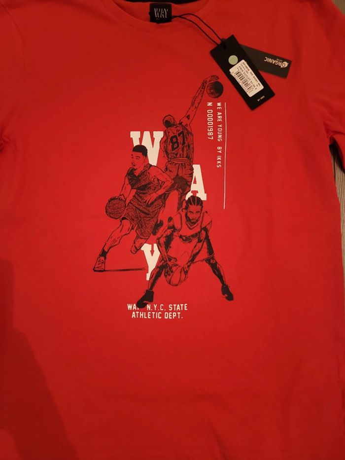 Tee shirt ikks taille M 16 ans neuf etiquetté - photo numéro 2