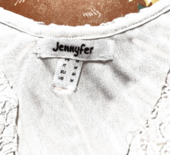 Robe blanche en maille