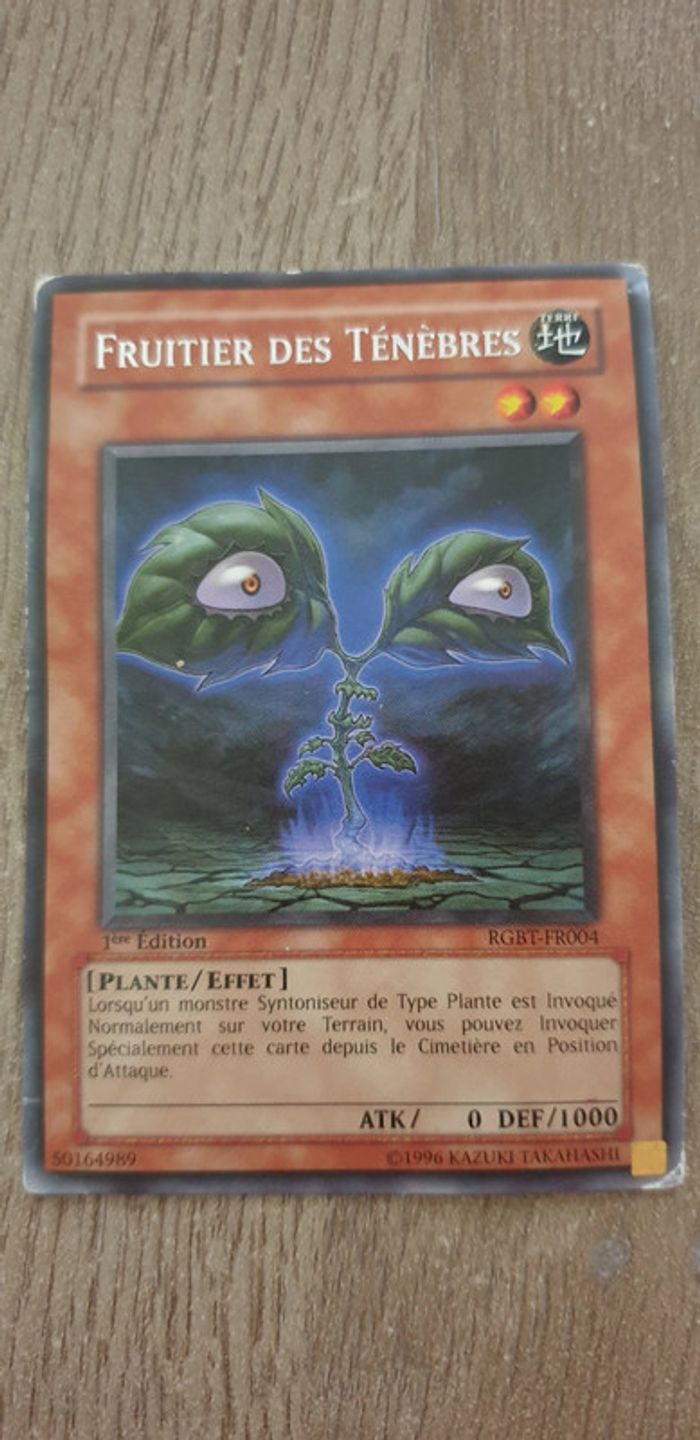 Carte yu-gi-oh fruitier des ténèbres