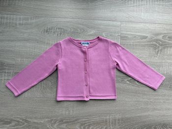 Gilet lilas Jacadi 24 mois