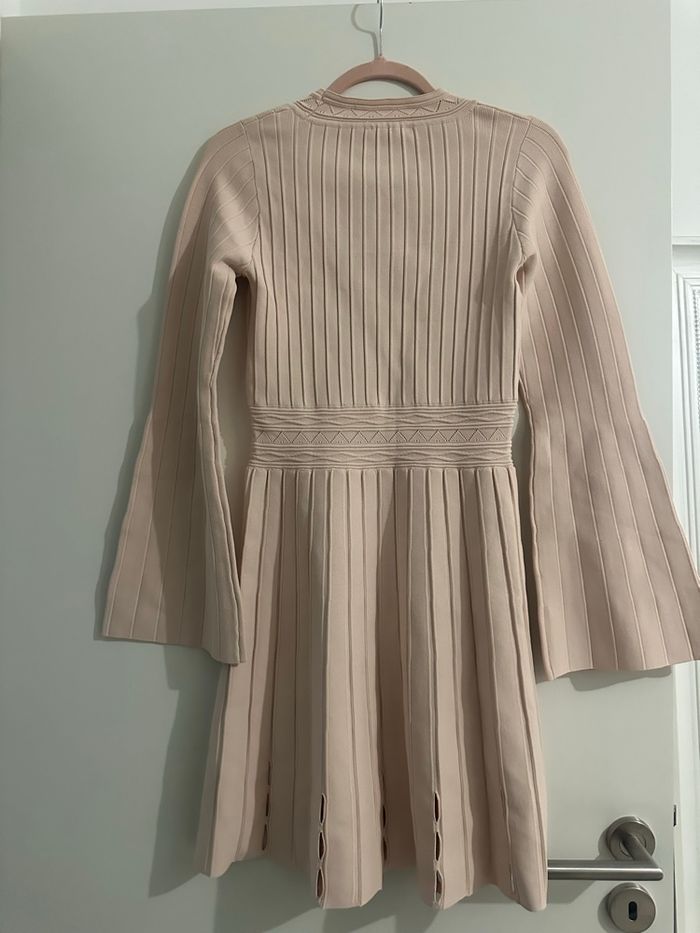Robe beige/rosé sandro neuf t38 - photo numéro 5