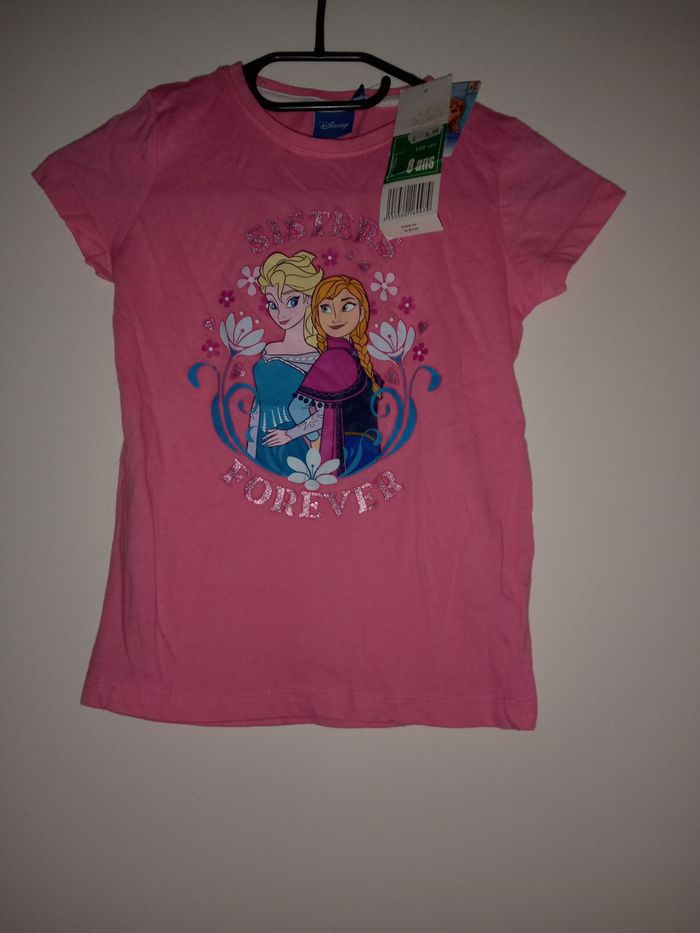 Tee shirt Disney reine des neiges taille 8 ans