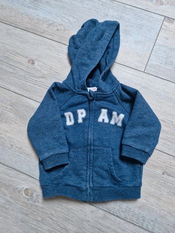 Gilet zippé dpam 6 mois