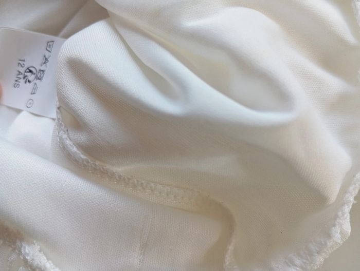 Robe blanche à perles 12 ans les petites chéries - photo numéro 3