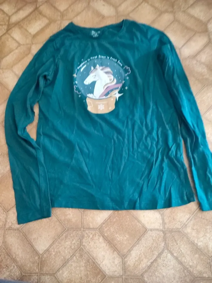 T-shirt manches longues Kiabi 12 ans
