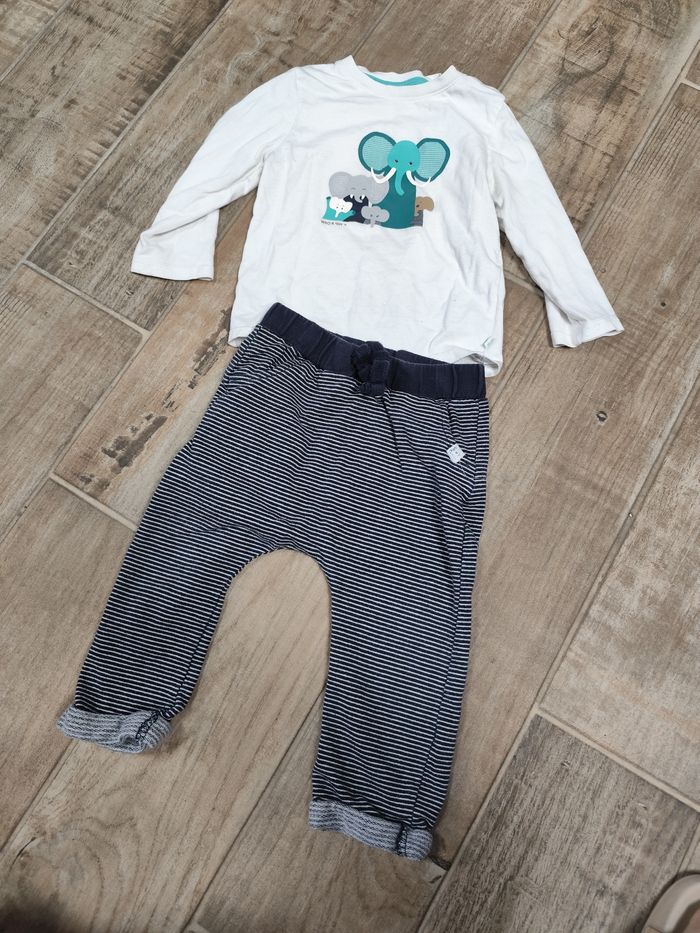 Lot vêtements garçon 9 mois - photo numéro 7