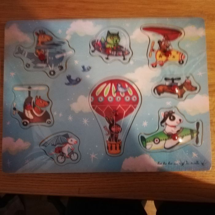 La marelle éditions puzzle à encastrer