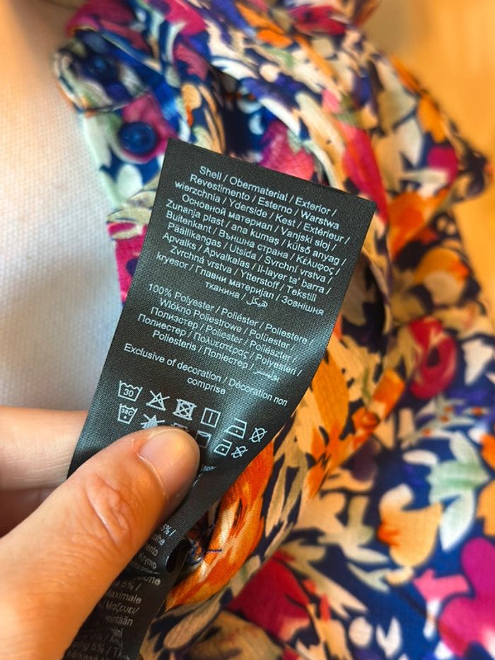 Robe longue fleurie colorée - Vero Moda - Taille XS - photo numéro 11