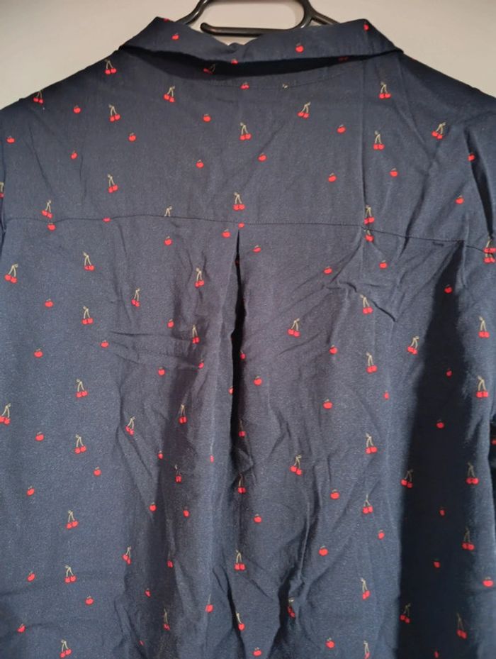 Robe manches courtes motif cerise Kiabi taille 44 - photo numéro 4