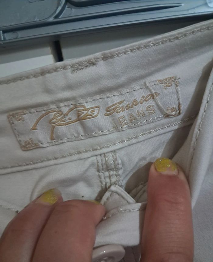 Pantalon blanc t40 - photo numéro 3