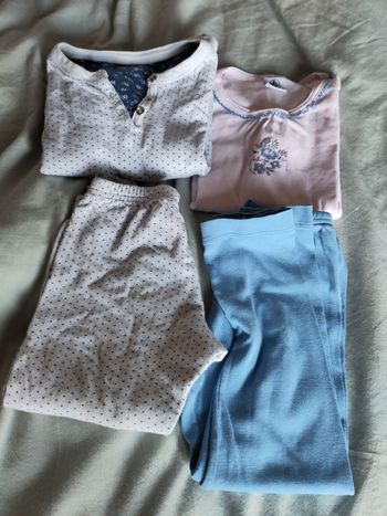 Lot de deux pyjamas fille petit bateau 3 ans