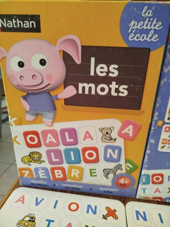 Jeu éducatif les mots