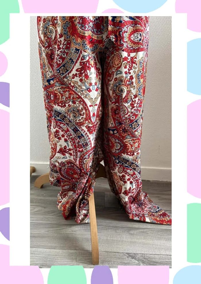 Combinaison dos-nu imprimé bohème – Taille M – Neuf sans étiquette - photo numéro 5