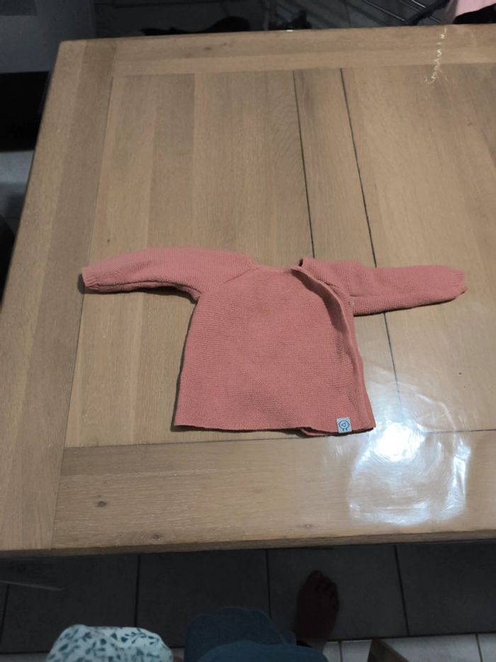 Gilet vieux rose