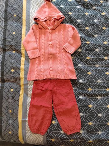 Gilet rose nookie's et bas vertbaudet