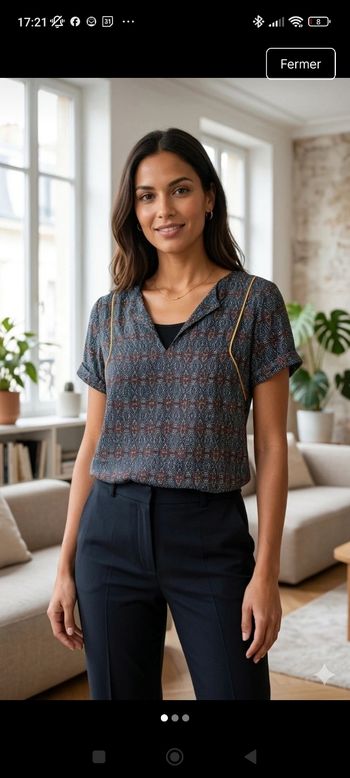 Tunique cache cache taille M