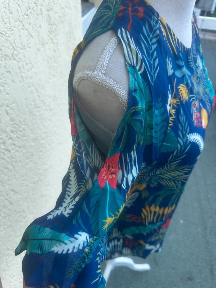 🌸 Blouse à fleurs style marin – Burton – Neuve 🌸 - photo numéro 3