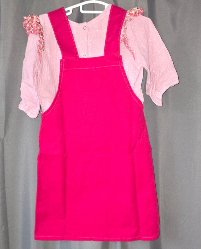 Ensemble en liberty de chez Retrochic boutique, 5 ans - photo numéro 2