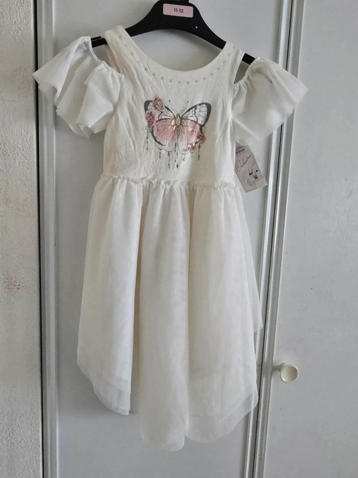 Magnifique robe de soirée fille taille 4 ans avec étiquette - photo numéro 9
