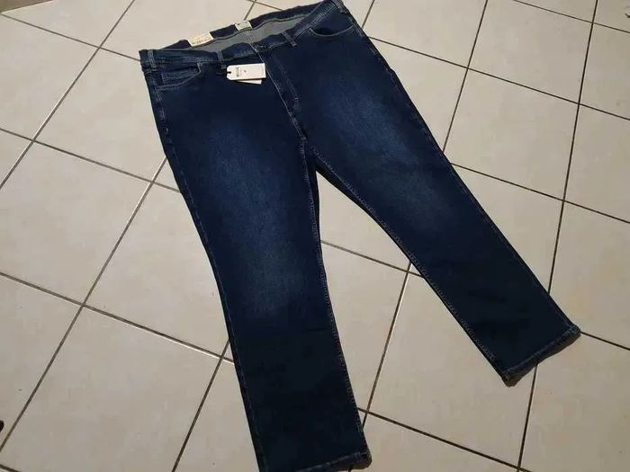 Mustang - new! with tags men's pants jeans belt 124-136cm /d.110 - photo numéro 6