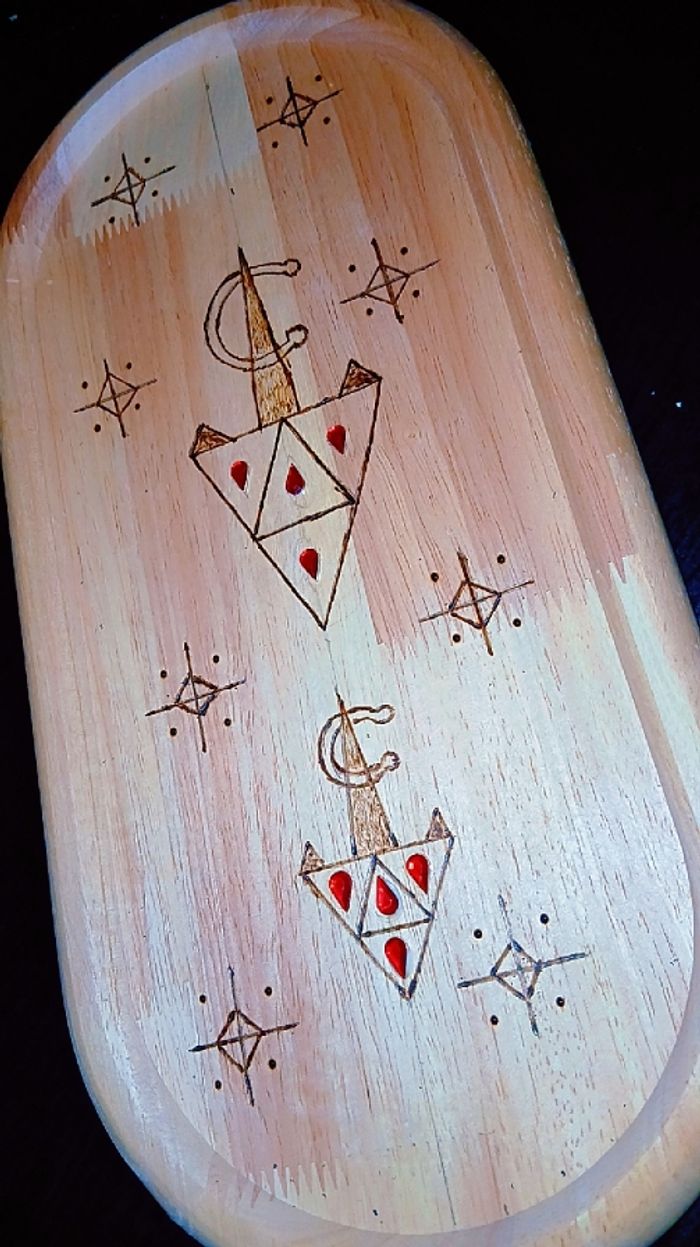 Plateaux berbère gravés a main - photo numéro 3