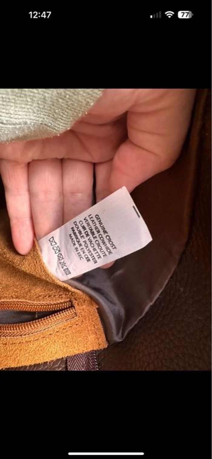 Sac marron en peau - photo numéro 5