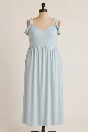 Robe élégante longue extensible T46