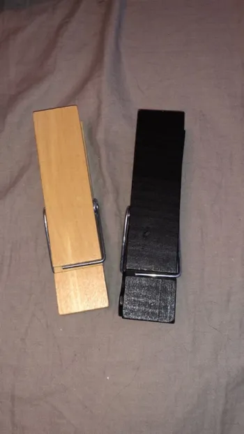 Lot de 2 grande épingle en bois