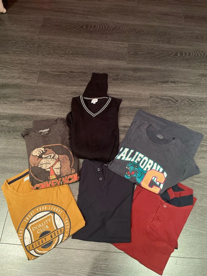 Lot vêtements hommes taille M