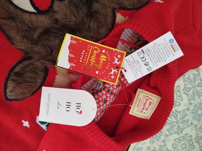 Pull de Noël femme Taille : S rouge - photo numéro 6