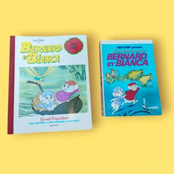 🎯 Lot de 2 livres Bernard et Bianca – Walt Disney 🎯