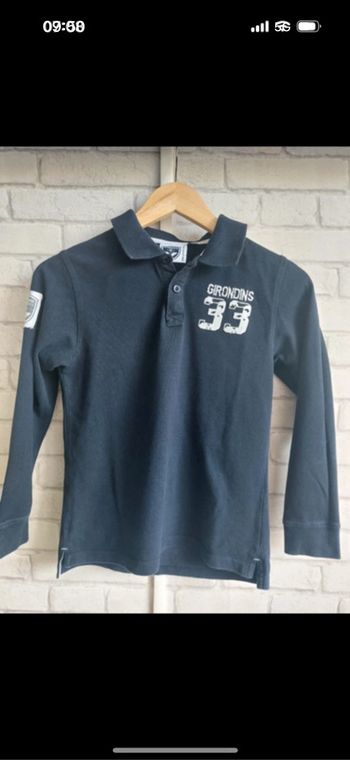 Polo Girondins de Bordeaux taille 8 ans