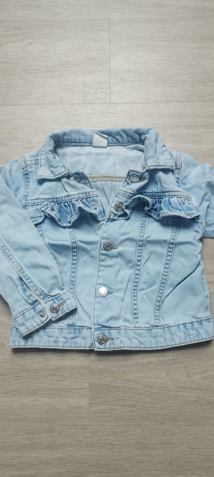 Veste en jeans à volants - photo numéro 2