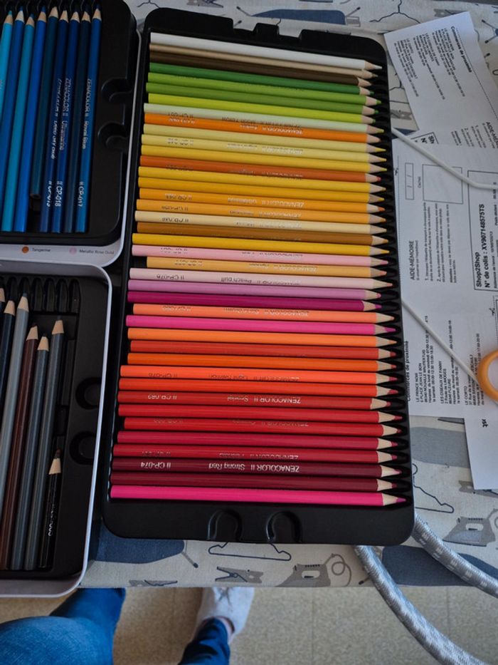 120 crayons de couleur "zenacolor" - photo numéro 4