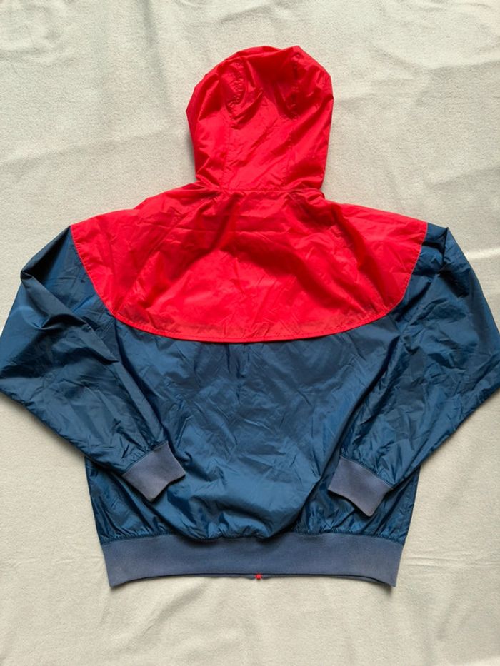 Veste sportwear coupe vent bleu marine et rouge Nike taille S en très bon état - photo numéro 10