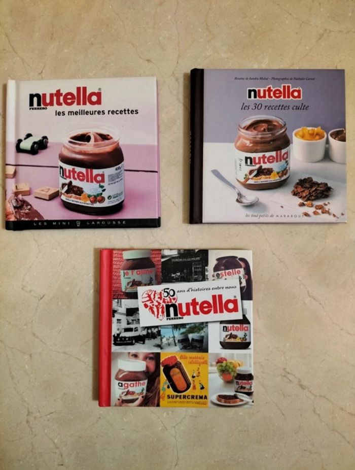 Livres de recettes à base de Nutella
