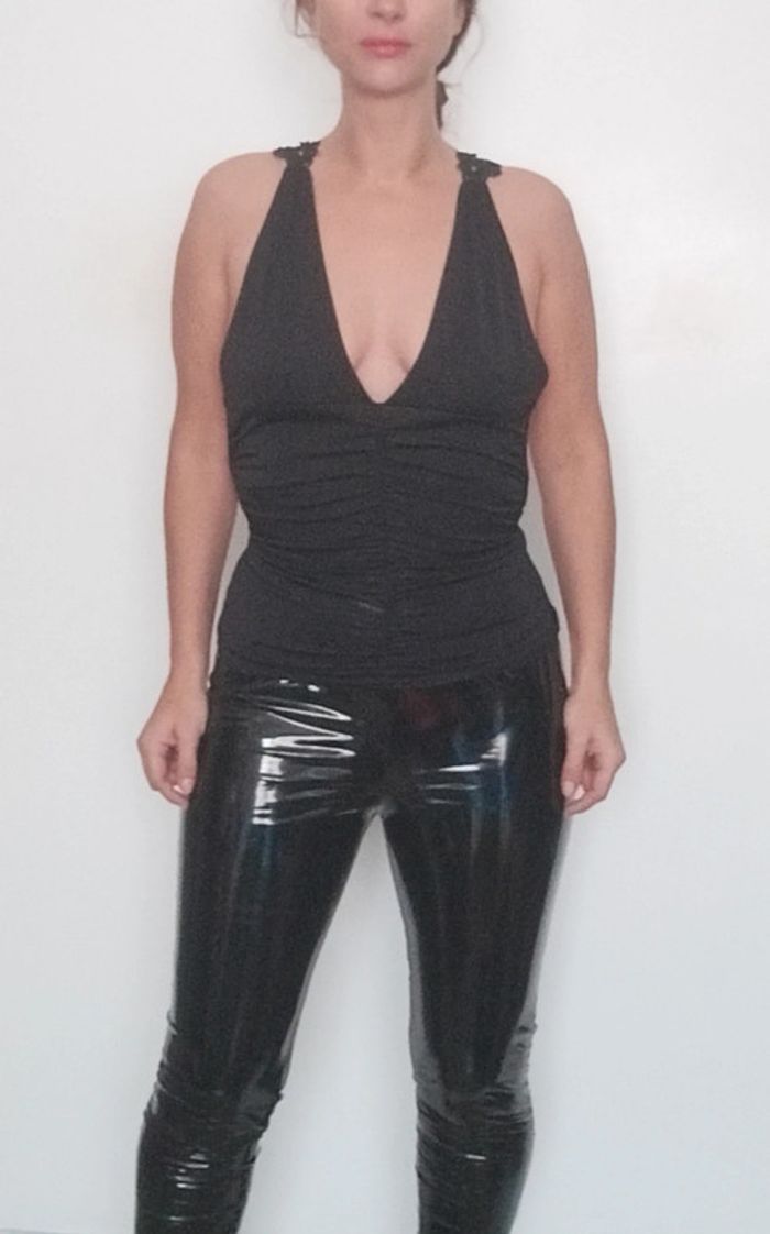 Top décolleté dos nu noir taille unique - photo numéro 5
